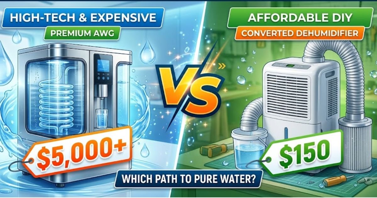 Cheap Alternative to Commercial Atmospheric Water Generators