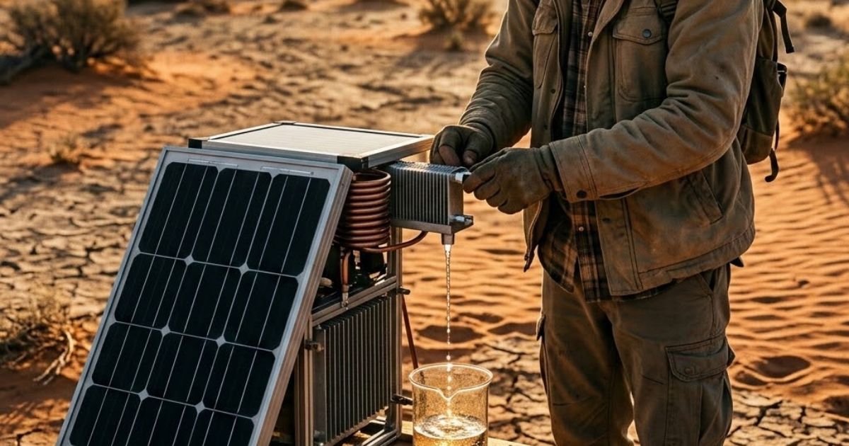 extract drinking water from air moisture