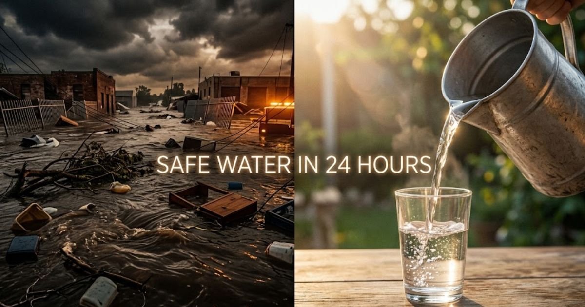 How to sanitize well water after flood emergency - clean drinking water system